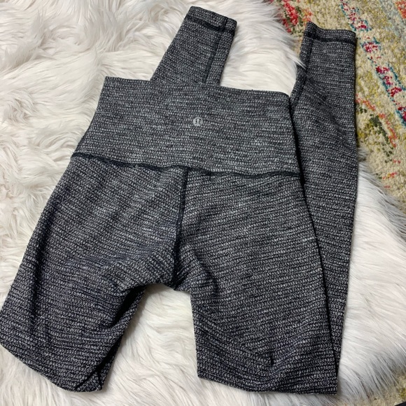 lululemon athletica Pants - Lululemon Full Length Textured Space Dye Heathered